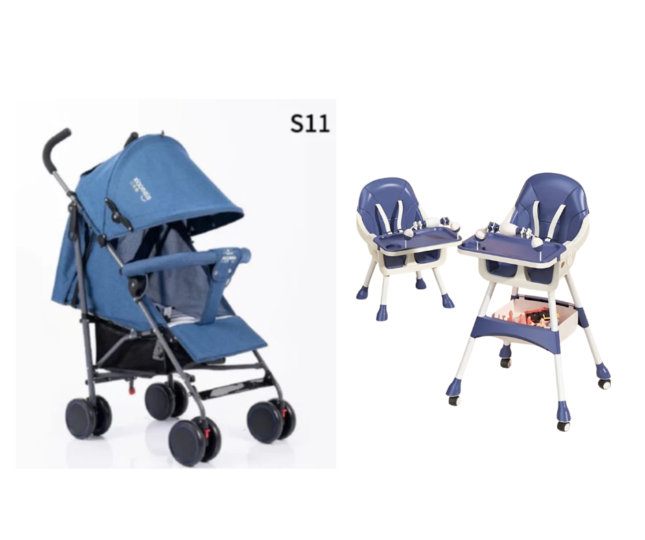 Baby Stroller S11 + Food Chair S360