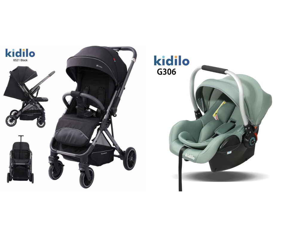 Kidilo Stroller 6521 & Car Seat G306