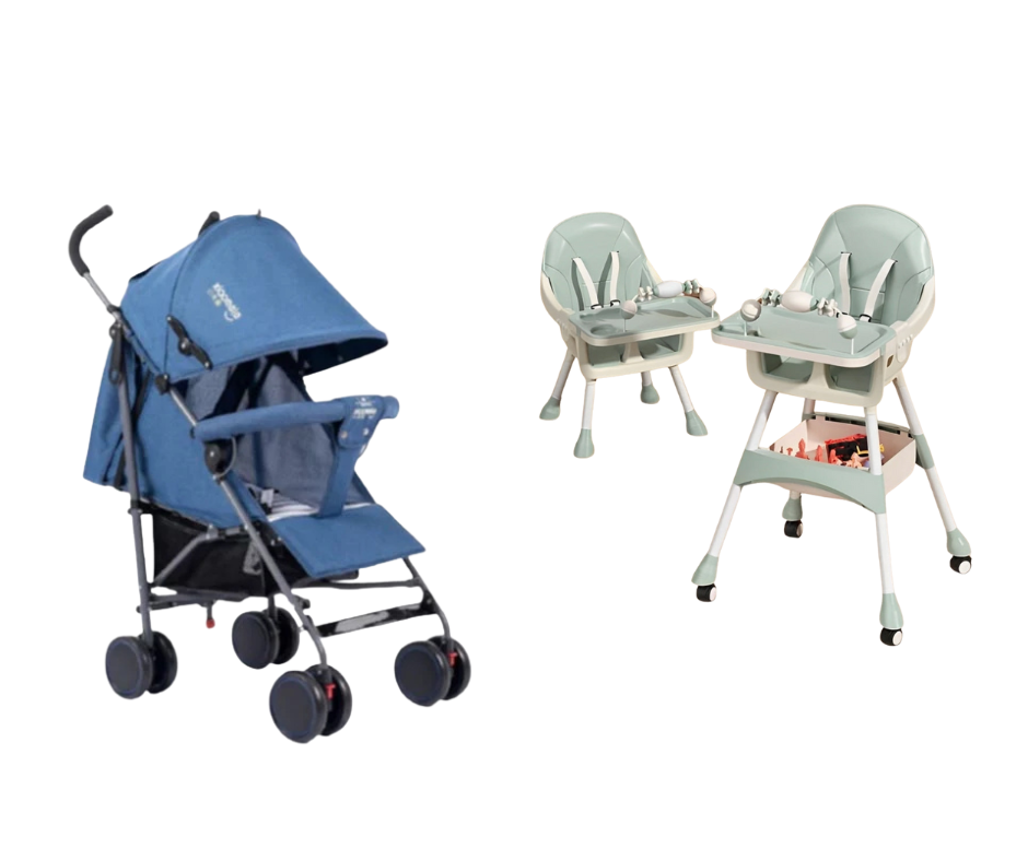 Baby Stroller S11 + Food Chair S360