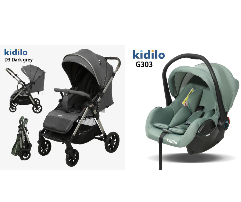 Kidilo Stroller D3 & Car Seat G303