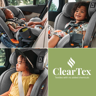 OneFit ClearTex All-in-One Car Seat - Obsidian - كارسيت من شيكو
