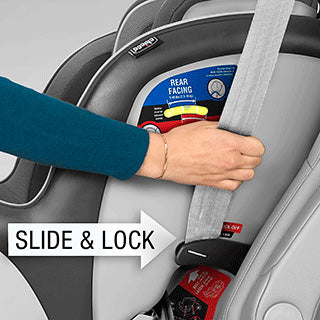 Chicco NextFit Zip Convertible Car Seat - Carbon - كارسيت من شيكو