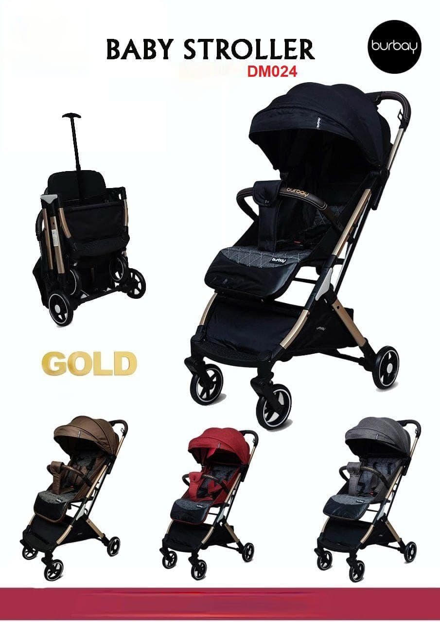 Burbay Baby Stroller Gold DM024