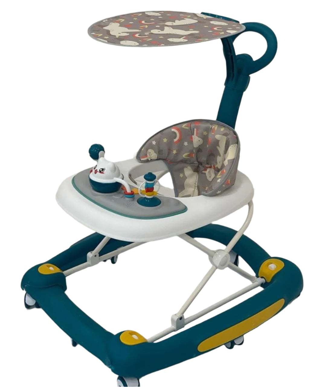 Baby walker with umbrella and handle | مشاية اطفال باليد و تندا
