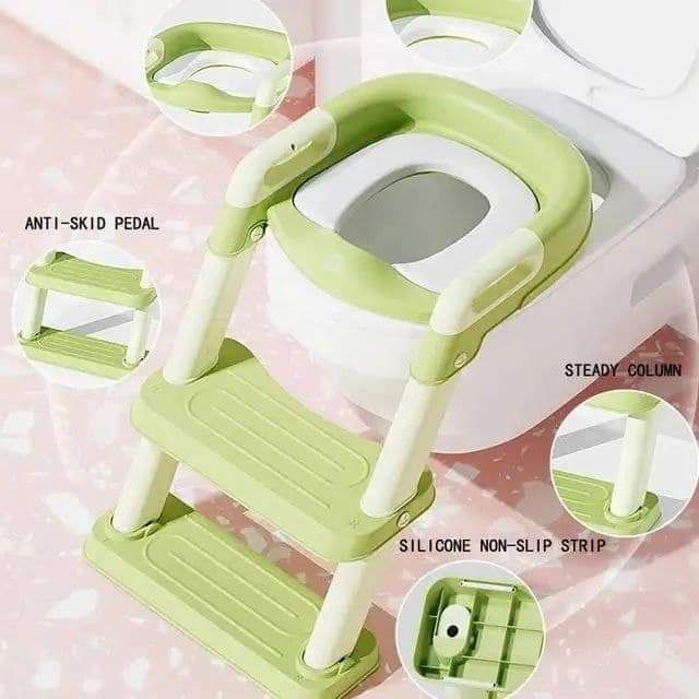 بوتي سيليكون بسلم - Potty Seat