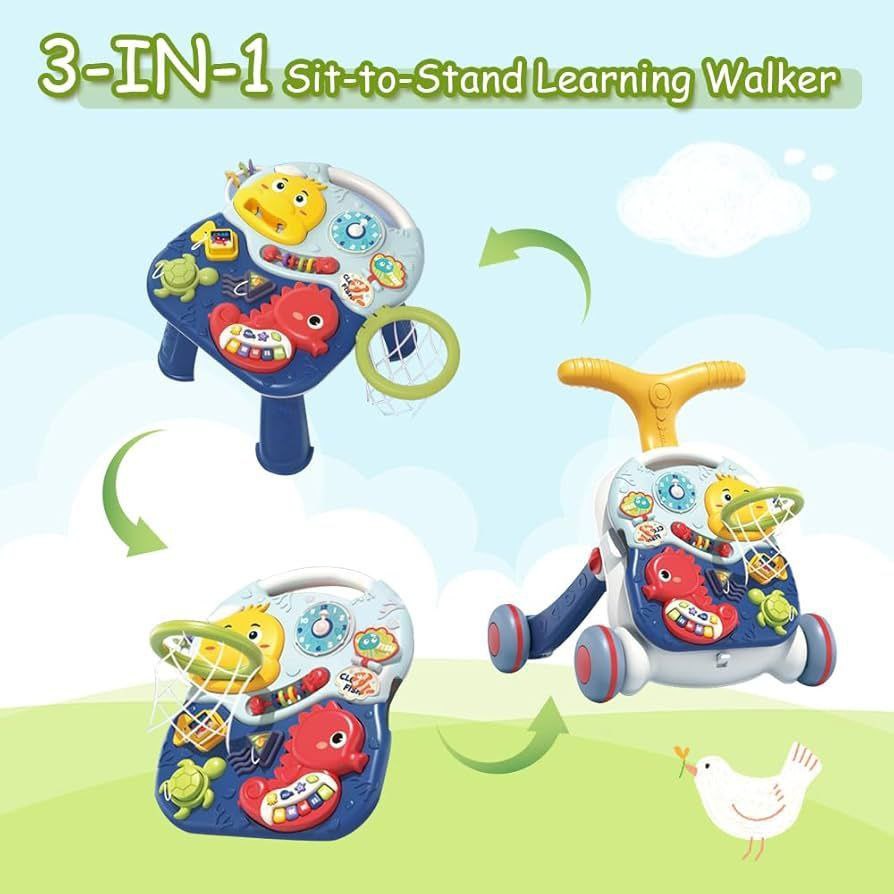 Baby Walker TiiBaby 3 in 1 | بيبي واكر تي بيبي 1*3