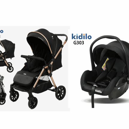Kidilo Stroller D3 & Car Seat G303