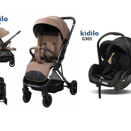 Kidilo Stroller 6521 & Car Seat G303