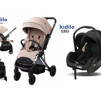 Kidilo Stroller 6521 & Car Seat G303