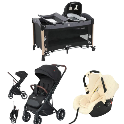 Kidilo Bed AP940S & Stroller 6530 & Car Seat G305 |