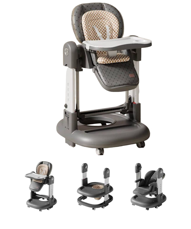 Umbrella 3-in-1 High Chair, Walker, and Rocker K10 | كرسي طعام مرتفع للأطفال من امبريلا 3 في 1 كرسي طعام و مشاية وكرسي هزاز