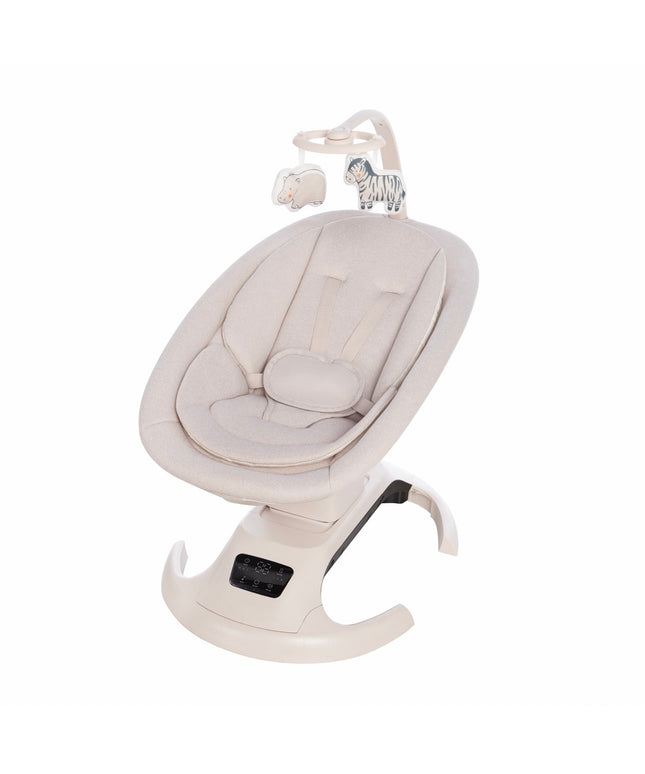 Mastela Lullaby Orbit Electric Baby Swing & Rocker with Music and Toys | مرجيحة وهزاز أطفال كهربائي Mastela Lullaby Orbit بالموسيقى والألعاب –