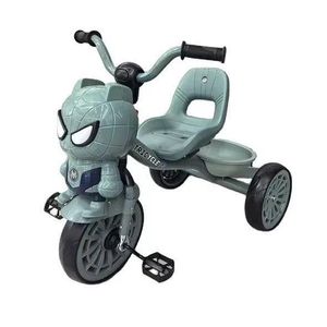 Kids Super Hero Tricycle with Storage Basket | دراجة ثلاثية للأطفال بتصميم البطل الخارق مع سلة تخزين