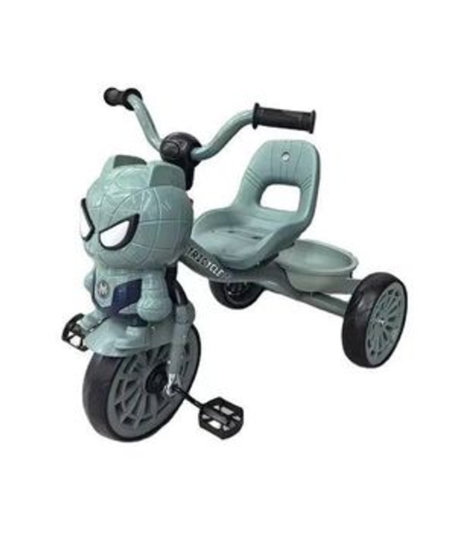 Kids Super Hero Tricycle with Storage Basket | دراجة ثلاثية للأطفال بتصميم البطل الخارق مع سلة تخزين