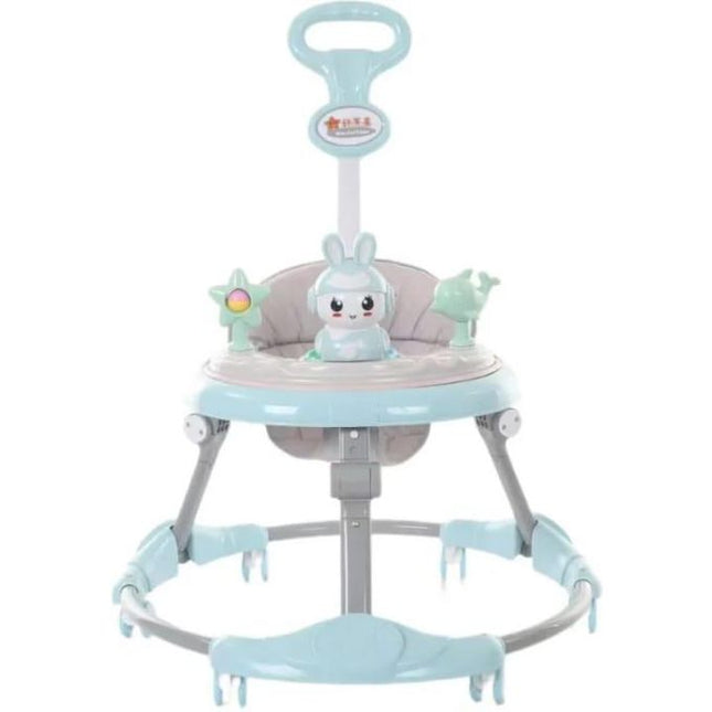 Baby Walker with handle| مشاية دائري بلاستيك شكل ارنوب خلف بأيد