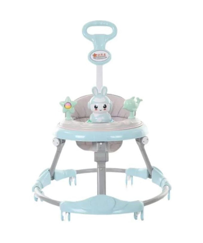 Baby Walker with handle| مشاية دائري بلاستيك شكل ارنوب خلف بأيد