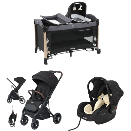 Kidilo Bed AP940S & Stroller 6530 & Car Seat G305 |
