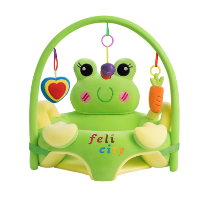 Baby learn Seat Chair with toys | مسند تعليم جلوس مع العاب