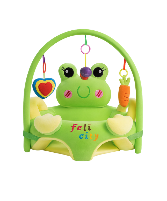 Baby learn Seat Chair with toys | مسند تعليم جلوس مع العاب