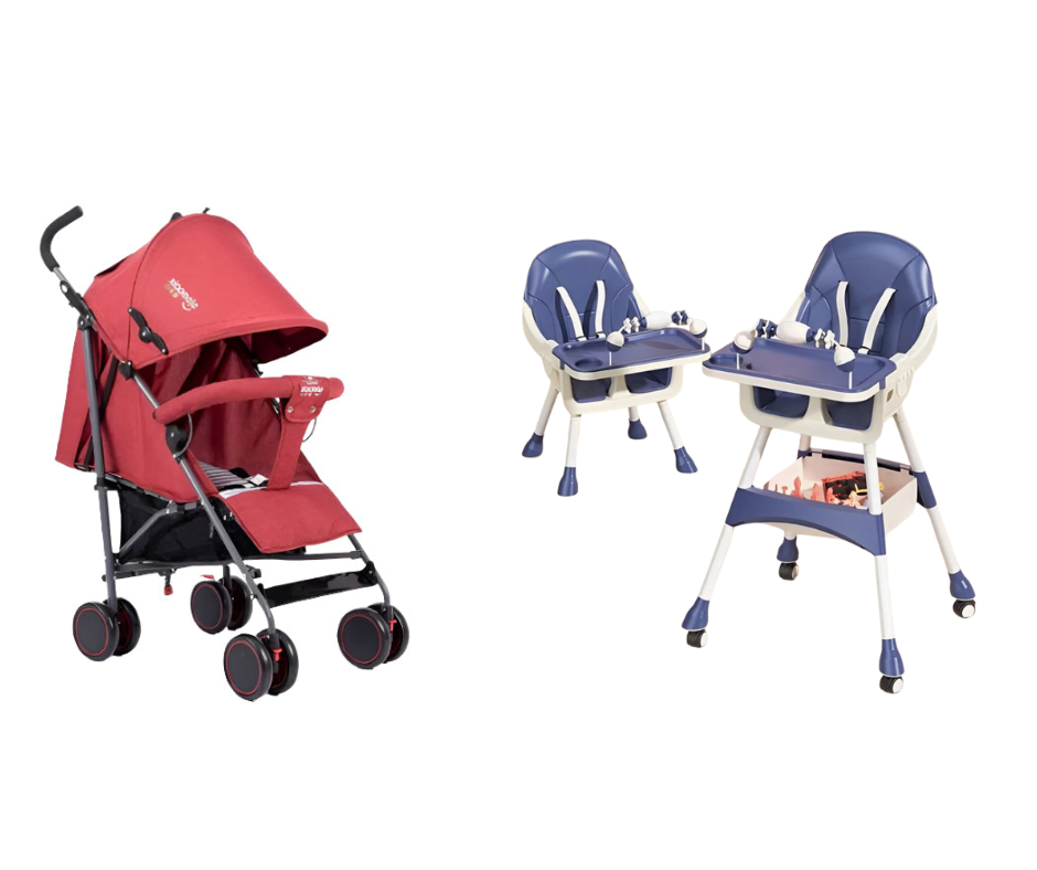Baby Stroller S11 + Food Chair S360