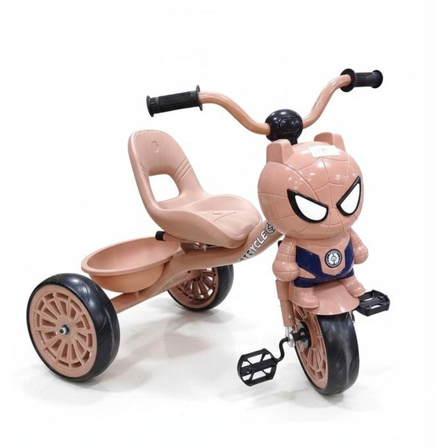 Kids Super Hero Tricycle with Storage Basket | دراجة ثلاثية للأطفال بتصميم البطل الخارق مع سلة تخزين