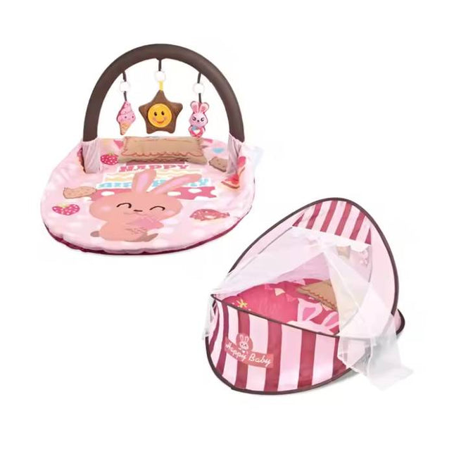 2-in-1 Baby Play Mat & Tent | سجادة لعب وخيمة للأطفال 2 في 1