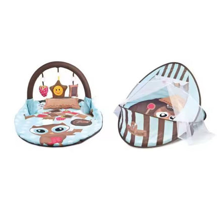 2-in-1 Baby Play Mat & Tent | سجادة لعب وخيمة للأطفال 2 في 1