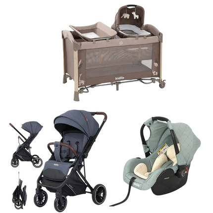 Kidilo Bed AP940S & Stroller 6530 & Car Seat G305 |