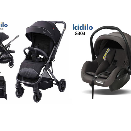 Kidilo Stroller 6521 & Car Seat G303
