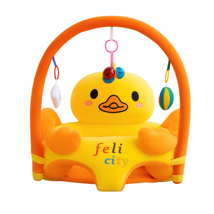 Baby learn Seat Chair with toys | مسند تعليم جلوس مع العاب