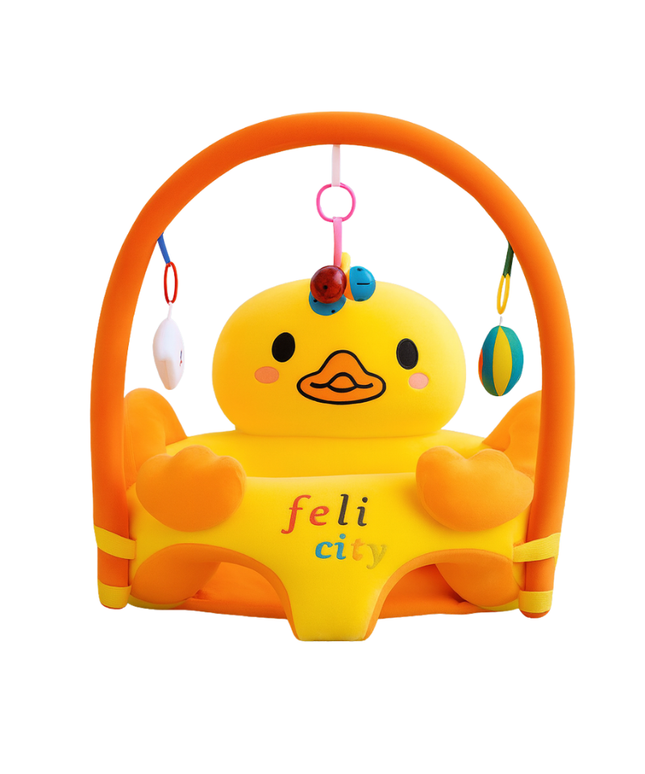 Baby learn Seat Chair with toys | مسند تعليم جلوس مع العاب