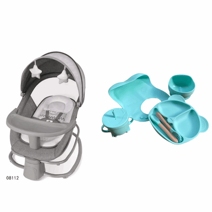 Mastela Baby Bouncer 4 in 1 & طقم سيليكون