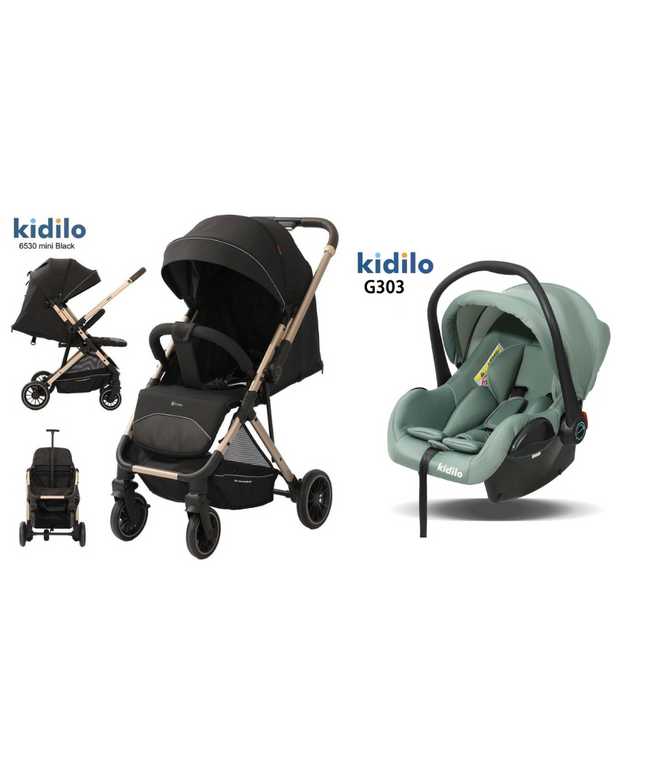 Kidilo Stroller 6530 mini & Car Seat G303