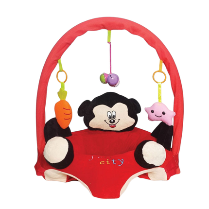 Baby learn Seat Chair with toys | مسند تعليم جلوس مع العاب