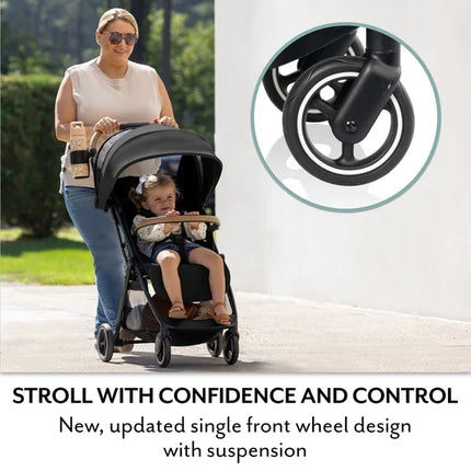 Evenflo Otto+ Travel System with LiteMax Infant Car Seat, Chia Black