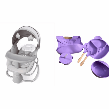 Mastela Baby Bouncer 4 in 1 & طقم سيليكون