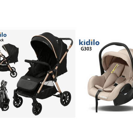 Kidilo Stroller D3 & Car Seat G303