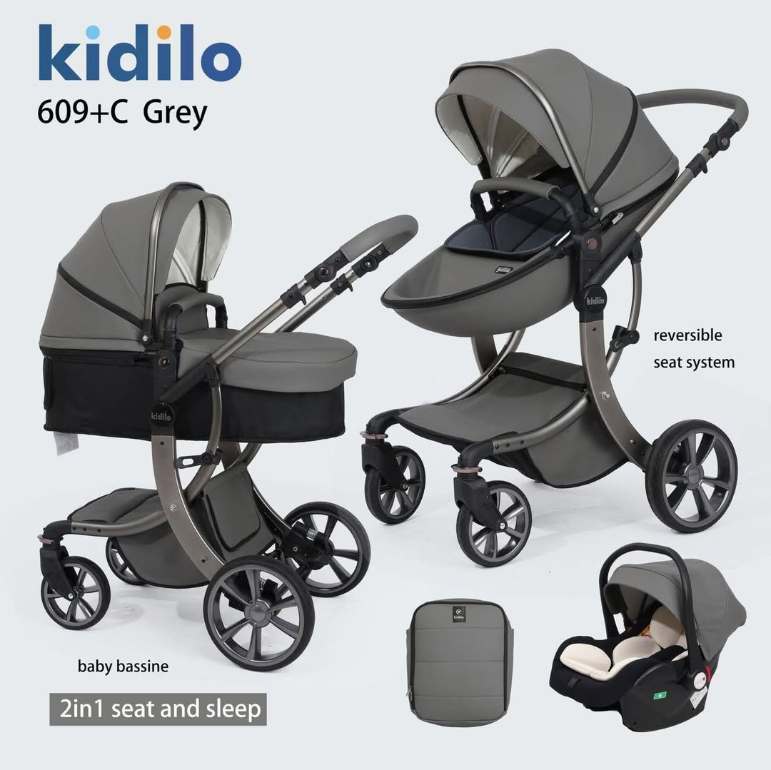 Kidilo Stroller SZJ-609 + Car Seat | عربة أطفال كيديلو SZJ-609 + مقعد سيارة
