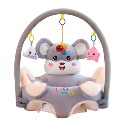 Baby learn Seat Chair with toys | مسند تعليم جلوس مع العاب