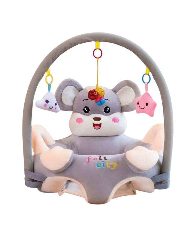 Baby learn Seat Chair with toys | مسند تعليم جلوس مع العاب