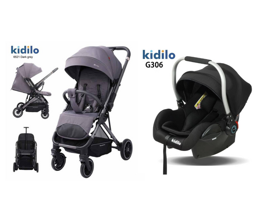Kidilo Stroller 6521 & Car Seat G306