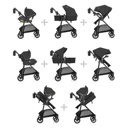 Evenflo Omni Signature Travel System with LiteMax Infant Car Seat