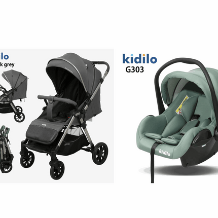 Kidilo Stroller D3 & Car Seat G303