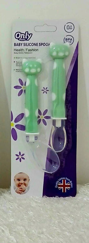 Only Soft Silicone Spoon 0M+ | ملعقة سيليكون ناعمة للأطفال من عمر 0 أشهر فما فوق اونلى