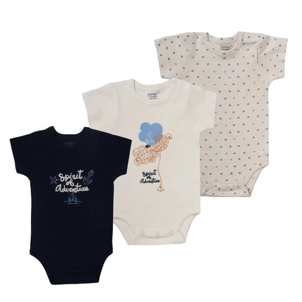 Junior Baby Bodysuit Pack Of 3 5213-76