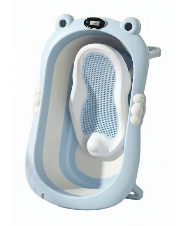 Silicone bathtub + shower chair and thermometer | بانيو سيلكون + كرسى استحمام وترمومتر