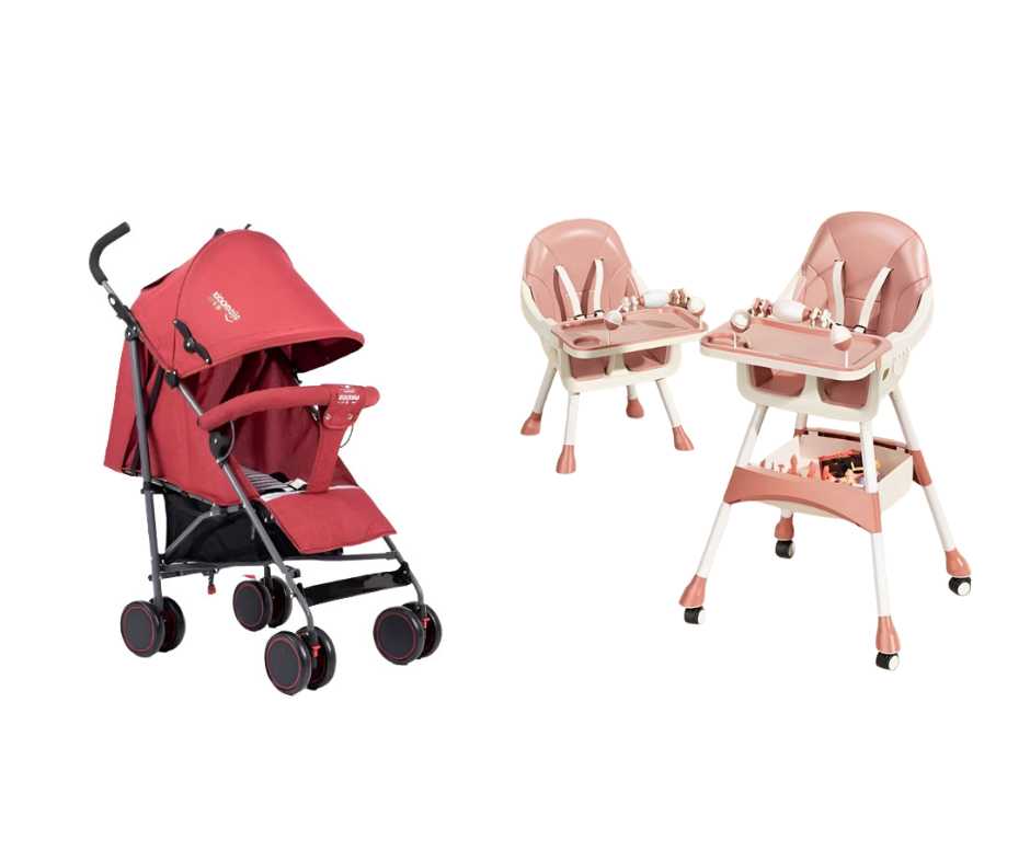Baby Stroller S11 + Food Chair S360