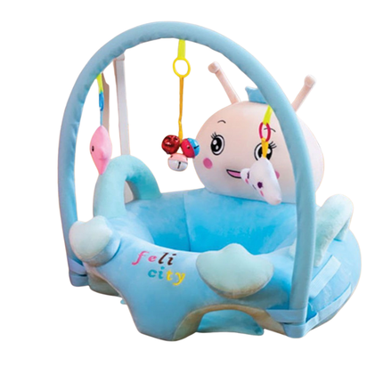 Baby learn Seat Chair with toys | مسند تعليم جلوس مع العاب