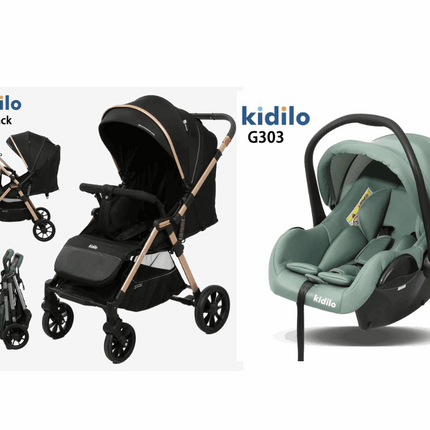 Kidilo Stroller D3 & Car Seat G303