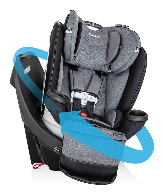 Evenflo Gold Revolve360 Extend All-In-One Rotational Car Seat w/Sensorsafe (Moonstone)